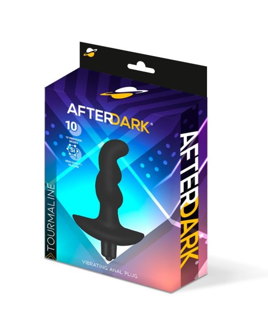 Afterdark Turmalīna vibrējošs anālais spraudnis