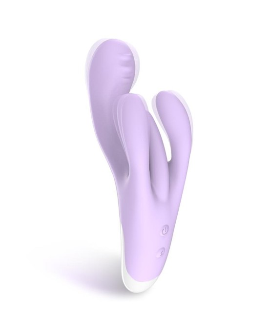 Intoyou Brightlilac Vibe Triple Motor Ergonomisks USB silikons