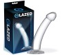 Glazed Curved Dildo Crystal Material 16 cm