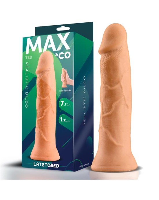 Max & Co Ted Realistic Dildo 7.1 Flesh