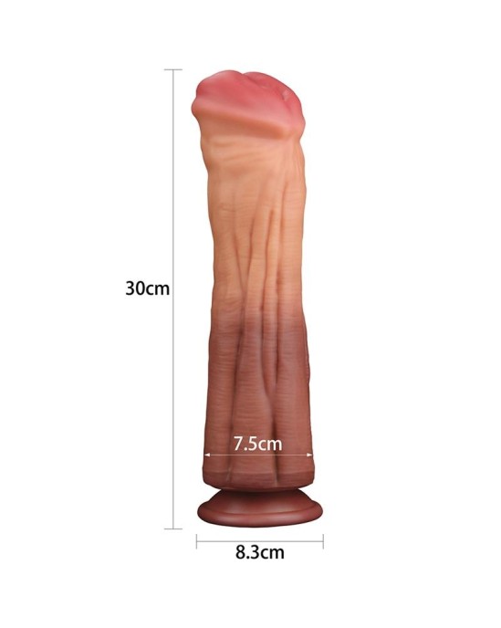 Lovetoy Dildo Nature 12 Dual Layer