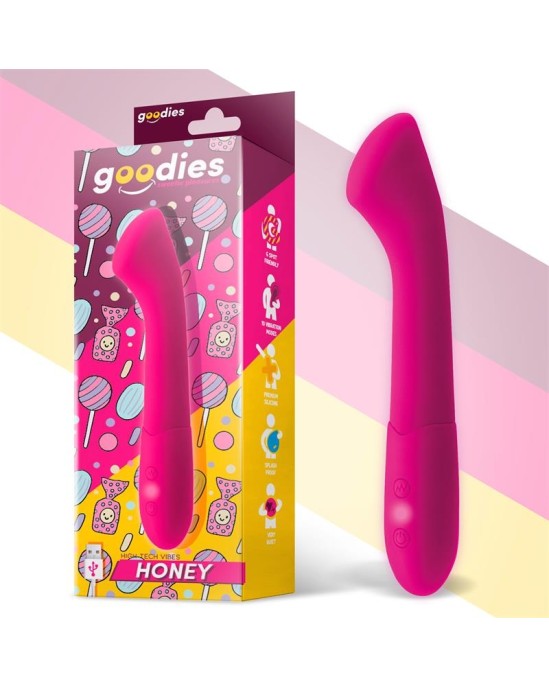 Goodies Honey G-Spot Vibe USB силиконовый фуксия