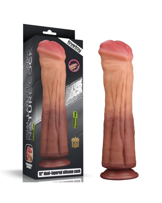 Lovetoy Dildo Nature 12 Dual Layer