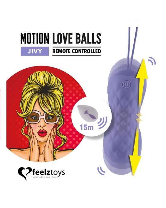 Feelztoys Любовные шарики с дистанционным управлением Jivy