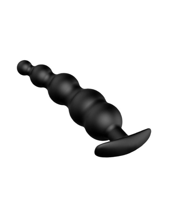 Prettylove Anal Bubble Plug Black Silicone