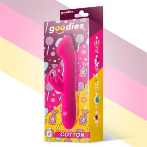 Goodies Kokvilnas G-Spot un Rabbit Vibe USB silikona fuksija