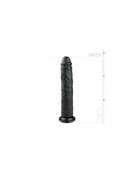 Easytoys Realistic Dildo Black 28.5 cm