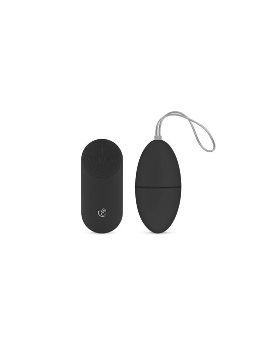 Easytoys Vibrating Egg with Remote Control Black