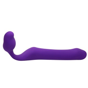 Adrien Lastic Queens L Strapless Strap-On Dildo Izmērs L Silikona tumši violets