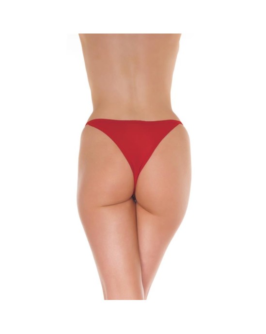 Amorable Rimba Open G-String Red One Size