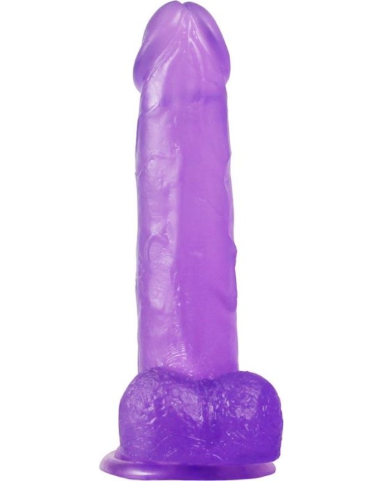 Lovetoy Dildo želejveida kniedes 8 violetas