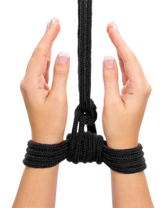 Lovetoy Rope Bondage Soft Black