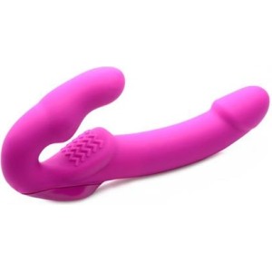 Strap U Evoke Vibrating Strap-On Rozā