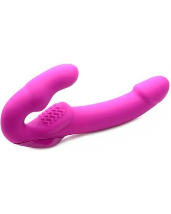 Strap U Evoke Vibrating Strapless Strap-On Pink