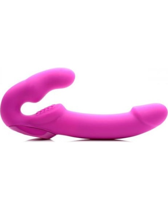 Strap U Evoke Vibrating Strap-On Rozā