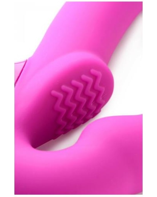 Strap U Evoke Vibrating Strap-On Rozā