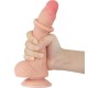 Lovetoy Bīdāmās ādas divslāņu dildo 7.5