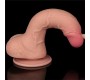 Lovetoy Bīdāmās ādas divslāņu dildo 7.5