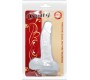 Baile Dildos BAILE - REALISTIC DILDO WITH SUCTION CUP AND TESTICLES 16.7 CM TRANSPARENT