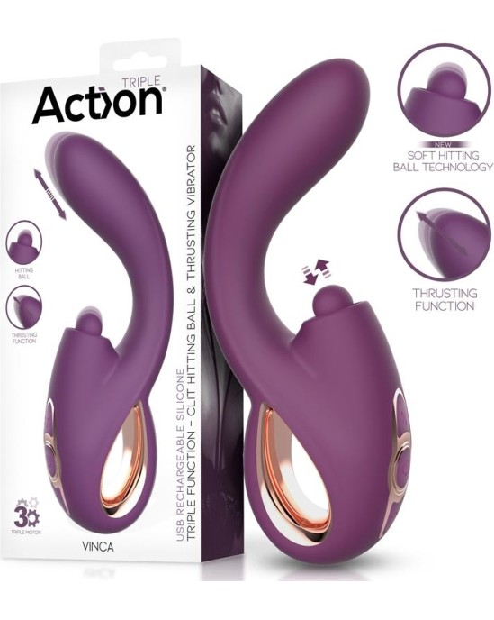 Action Vinca Soft Hitting Ball with Thrusting and Vibration