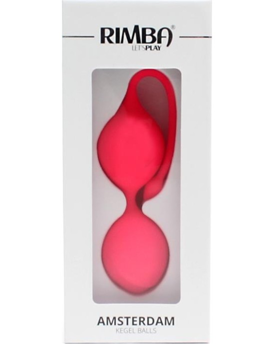 Rimba Toys Kegel bumbiņas 35 mm Amsterdam Rozā