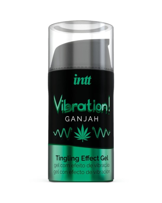 Intt Unisex Arousal Gel INTT — SPĒCĪGS INTĪMS STIMULĀCIJAS ŠĶIDRUMS VIBRĒJOŠS GĒLS KAŅEPES 15 ml