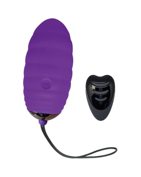 Adrien Lastic OCEAN BREEZE 2.0 RECHARGEABLE VIBRATING EGG REMOTE CONTROL VIOLET