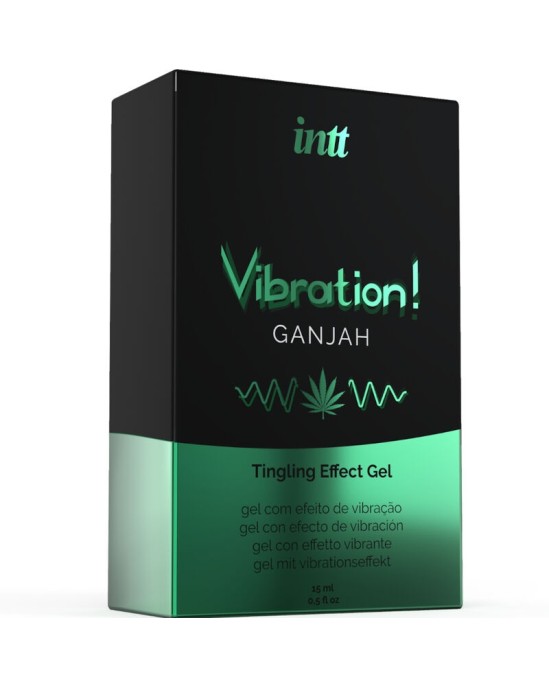 Intt Unisex Arousal Gel INTT — SPĒCĪGS INTĪMS STIMULĀCIJAS ŠĶIDRUMS VIBRĒJOŠS GĒLS KAŅEPES 15 ml