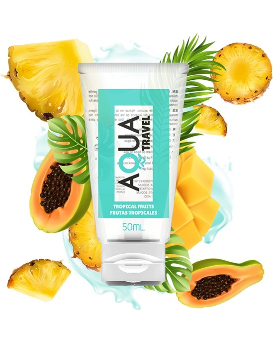 Aqua Travel FLAVOUR WATERBASED LUBRICANT TROPICAL FRUITS - 50 ML