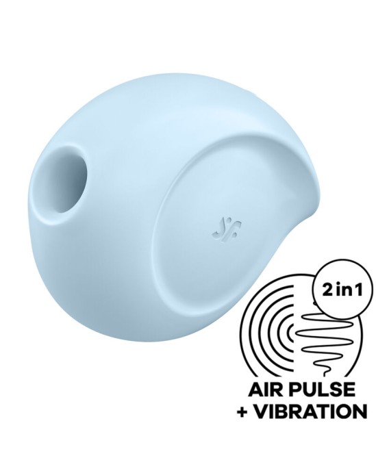 Satisfyer Air Pulse SATISFYER - СТИМУЛЯТОР И ВИБРАТОР SUGAR RUSH AIR PULSE, СИНИЙ