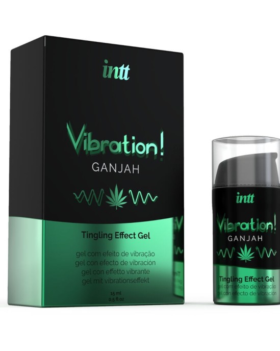 Intt Unisex Arousal Gel INTT — SPĒCĪGS INTĪMS STIMULĀCIJAS ŠĶIDRUMS VIBRĒJOŠS GĒLS KAŅEPES 15 ml