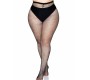 Leg Avenue Hosiery LEG AVENUE BACKSEAM PANTYHOSE - BLACK PLUS SIZE