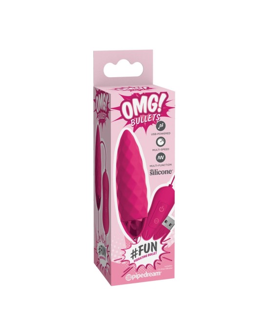 OMG FUN VIBRATING BULLET PINK LUXE