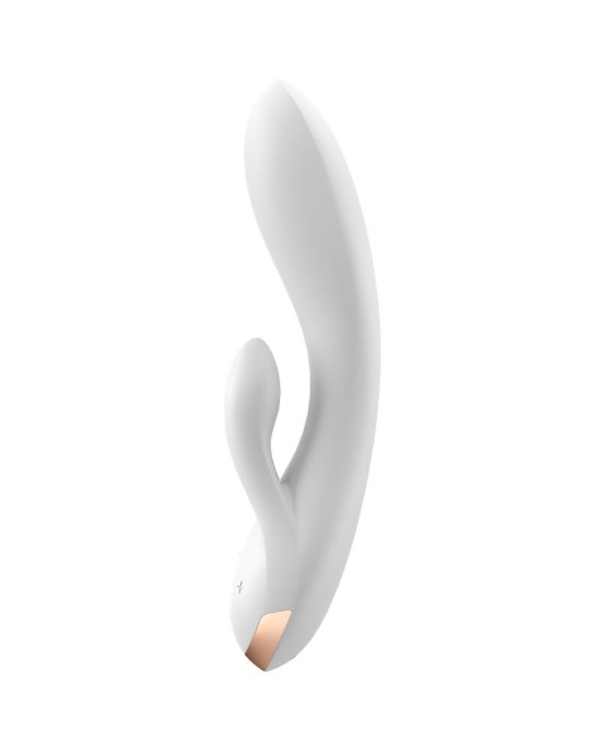 Satisfyer Connect APMIERINĀTĀJS — DOUBLE FLEX VIBRATOR APP WHITE