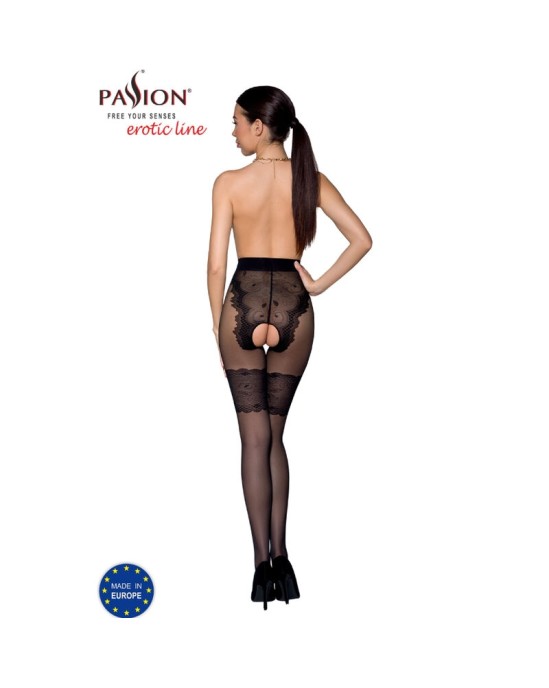 Passion Woman Garter & Stock PASSION — TIOPEN 013 STOCKING BLACK 1/2 (20/40 DEN)