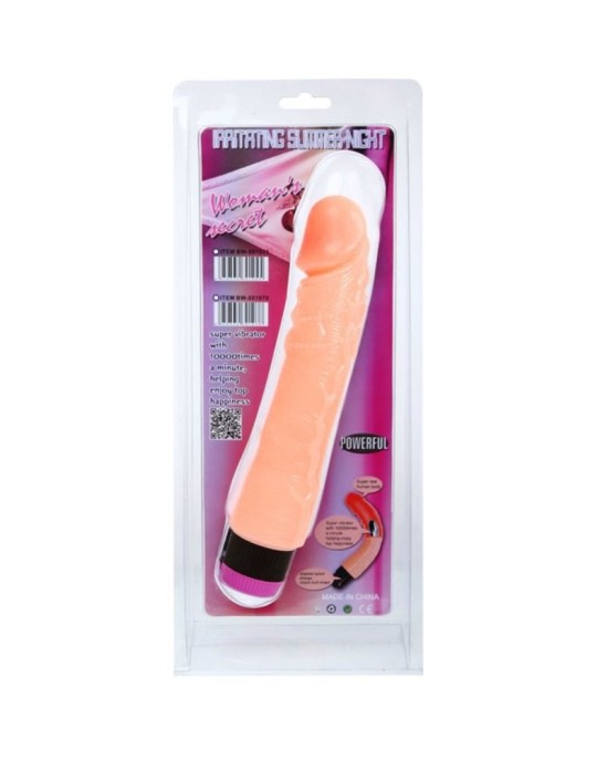 Baile Vibrators DABISKS Elastīgs REĀLISTS VIBRATORS 24 CM