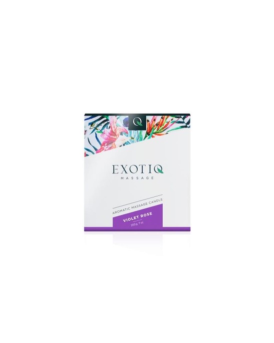 Exotiq Masāžas svece Violeta Roze - 200g