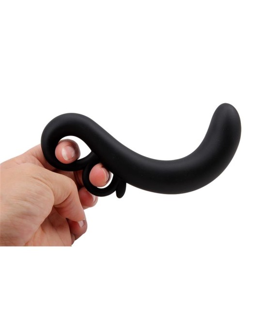 Chisa Two-Finger G-Spot Plug Silicone Black