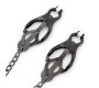 Latetobed Bdsm Line Japanese Nipple Clamps with Chain Black