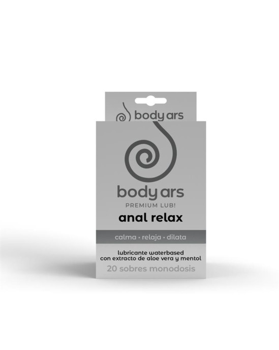 Body Ars Vienas devas anālais relaksējošs ūdens bāzes lubrikants želeja 20 x 4 ml