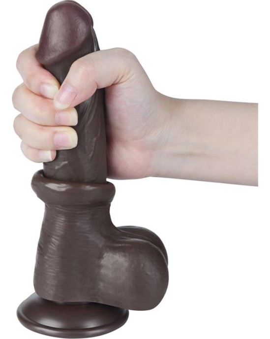 Lovetoy Bīdāmās ādas divslāņu dildo 8