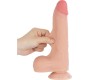 Lovetoy Bīdāmā āda divslāņu dildo 8.5