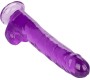 California Exotics CALEX IZMĒRS QUEEN DILDO - PURPUSA 25,5 CM