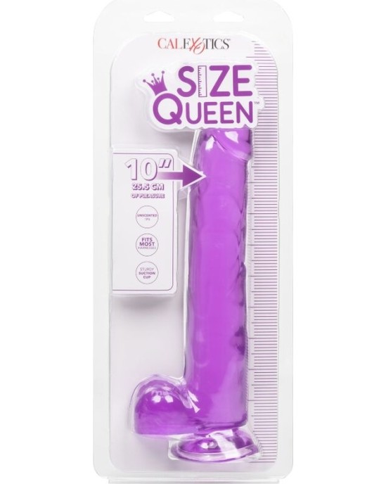 California Exotics CALEX SIZE QUEEN DILDO - PURPLE 25.5 CM