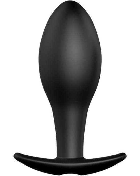 Pretty Love Bottom PRETTY LOVE ANAL PLUG ANCHOR FORM SILICONE 12 VIBRATION MODES BLACK