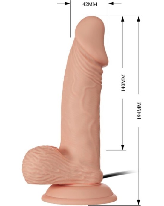 Baile Dildos BAILE — SKAISTĀ ZEBULONA VIBRĀCIJA 19,4 CM DABĪGA