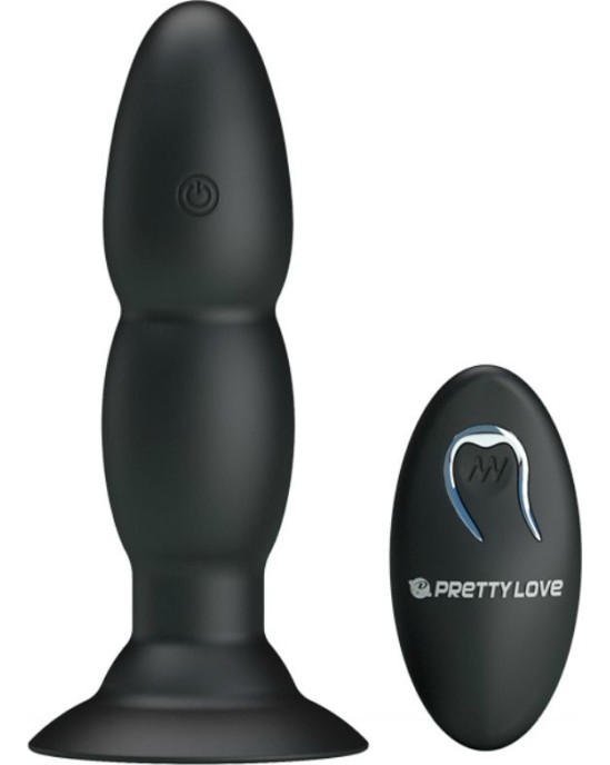 Pretty Love Bottom PRETTY LOVE — IESLĒGTS VIBRATORS UN ROTĒŠANA AR TĀLVADĪBAS PULTI