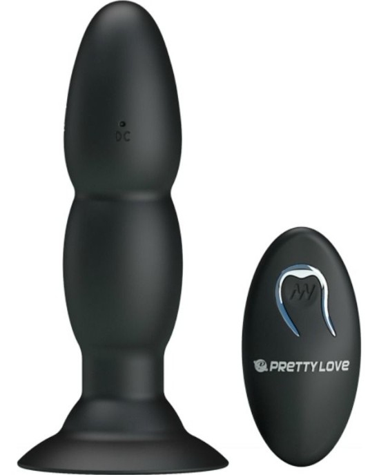 Pretty Love Bottom PRETTY LOVE — IESLĒGTS VIBRATORS UN ROTĒŠANA AR TĀLVADĪBAS PULTI
