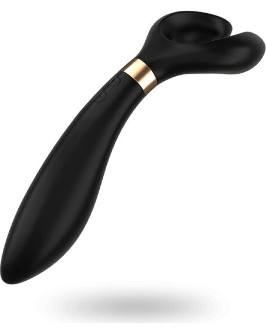 Satisfyer Partner APMIERINĀTĀJS — BEEZGALĪGS PRIEKŠS MULTI VIBRATORS 3 MELNS