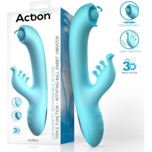 Action Murly Soft Massaging Ball 360 ar Vibraci n Doble - 3 Motores